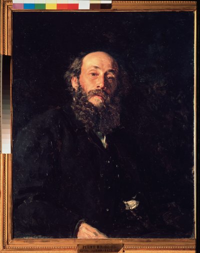 Portrait of the Artist Nikolai Ge by Ilya Efimovich Repin