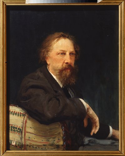 Portrait of the Writer Count Alexei Konstantinovich Tolstoy by Ilya Efimovich Repin