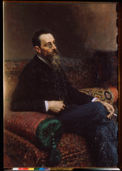 Portrait of Composer Nikolai Rimsky-Korsakov by Ilya Efimovich Repin