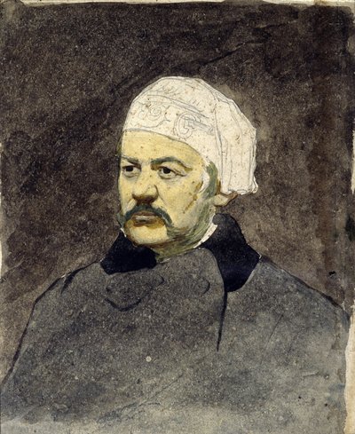 Portrait of the Russian composer Mikhail Ivanovitch Glinka by Ilya Efimovich Repin