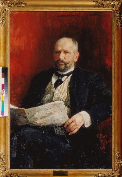 Portrait of Prime Minister Pyotr A. Stolypin by Ilya Efimovich Repin