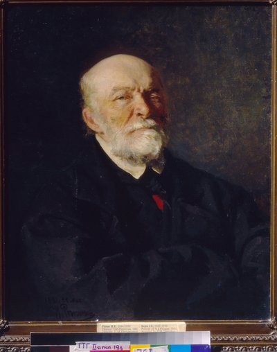 Portrait of the Scientist, Doctor and Pedagogue N.I. Pirogov by Ilya Efimovich Repin