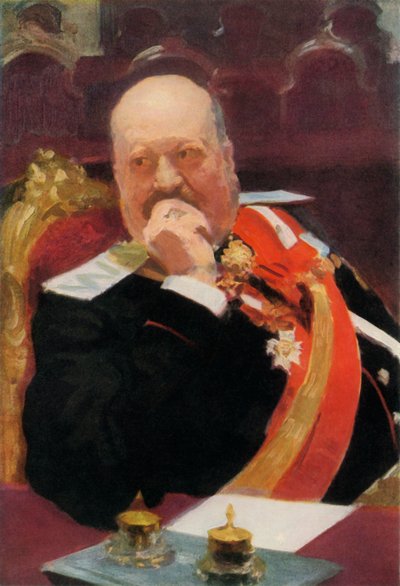 Portrait of A. P. Ignatiev by Ilya Efimovich Repin