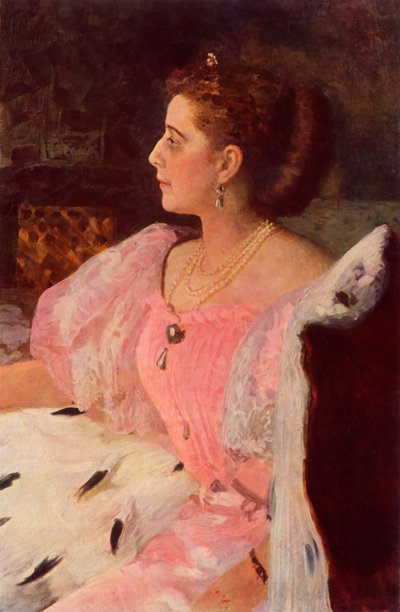 Portrait of Mme Golovina by Ilya Efimovich Repin