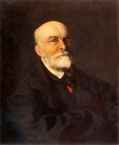 Portrait of Surgeon Nikolai Ivanovich Pirogov, 1881, 1965 by Ilya Efimovich Repin