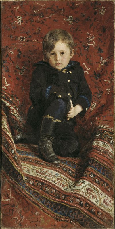 Portrait of Yury Repin, the Artist
