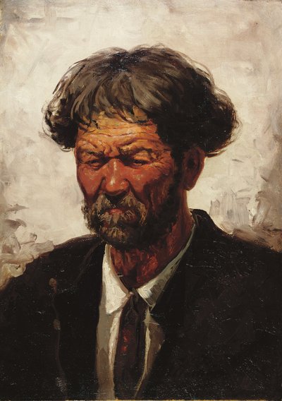 Portrait of a Man by Ilya Efimovich Repin