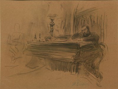 Portrait of the Composer Aleksey Fedorovich Kal by Ilya Efimovich Repin