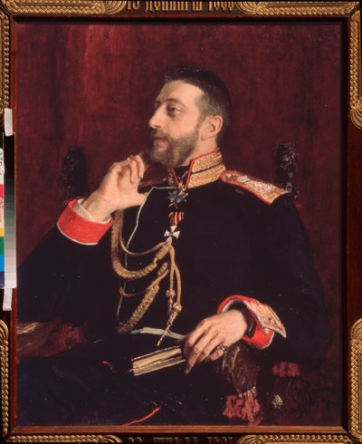 Portrait of the Poet K.R. (Grand Duke Konstantin Konstantinovich of Russia) by Ilya Efimovich Repin
