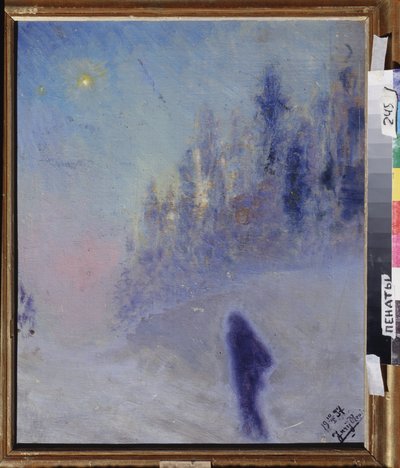Winter Road by Ilya Efimovich Repin
