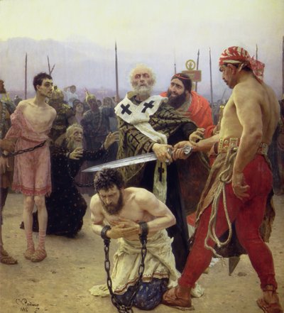 St. Nicholas Delivers Three Unjustly Condemned Men from Death by Ilya Efimovich Repin