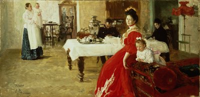 Study of a Family Portrait by Ilya Efimovich Repin