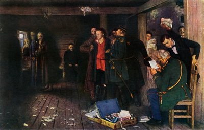 The Arrest of a Propagandist by Ilya Efimovich Repin