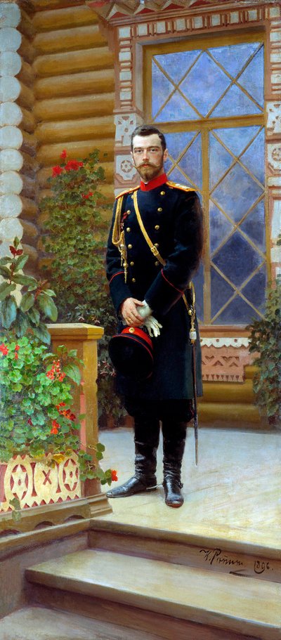 Tsar Nicholas II of Russia by Ilya Efimovich Repin