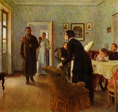 Unexpected Return, 1884, 1965 by Ilya Efimovich Repin