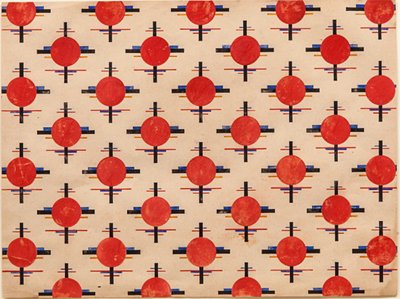 Suprematist Pattern. Fabric Design by Ilya Grigorevich Chashnik