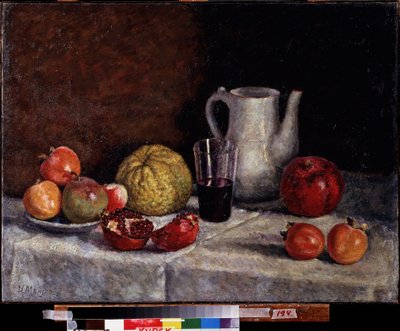 Still Life with a Pomegranate by Ilya Ivanovich Mashkov