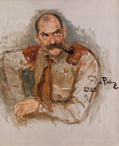 Portrait of the artist Akseli Gallen-Kallela 1865-1931, 1920 by Ilya Efimovich Repin