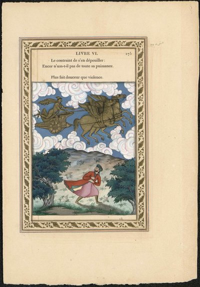 Phoebus and Boreas by Imam Bakhsh Lahori