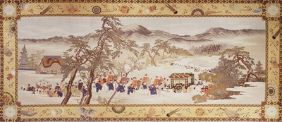 Festival Procession, c.1890-93 by Imao & Yugyo Morizumi (1856 1928) Keinen
