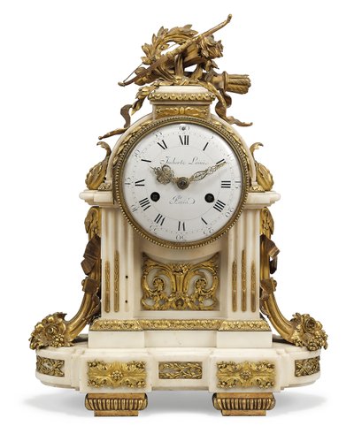 Louis XVI mantel clock by Imbert l Aine