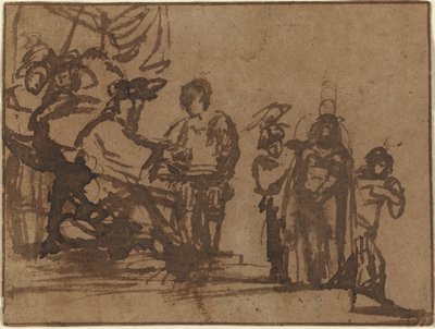 Christ before Pilate by Imitator of Rembrandt van Rijn