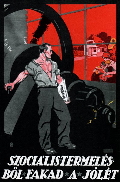 The well being comes from the socialist production by Imre (1881 1940) Foeldes