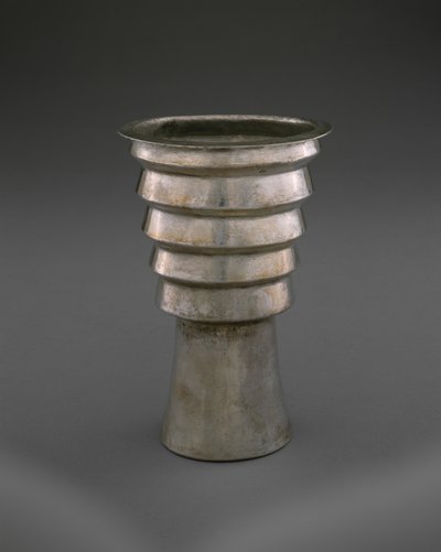 Stepped Beaker (aquilla), Later Horizon, 1470-1532 by Incan