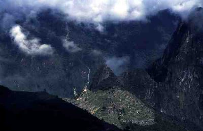 General View of the Citadel at Machu Picchu by Incan Incan