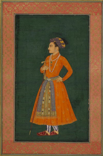 A prince dressed in orange, illustration from 