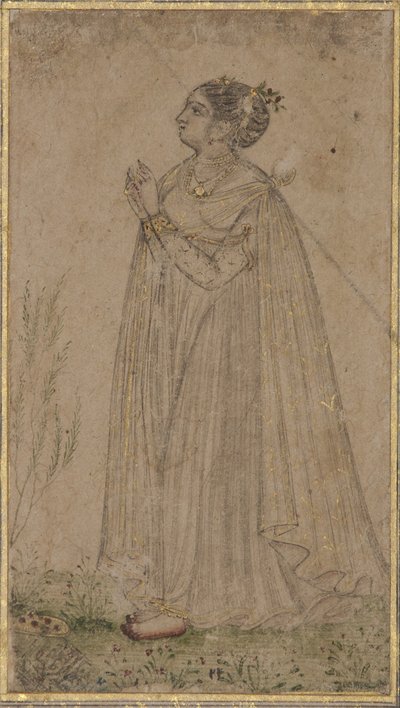 A princess worships the sun by Indian School