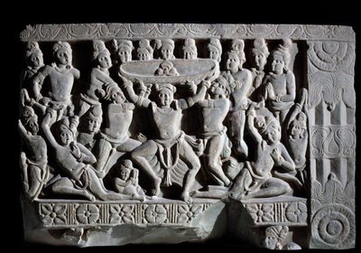 Adoration of the Turban (fragment) by Indian School