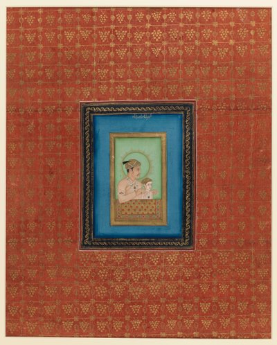 Akbar and one of his sons or grandsons by Indian School