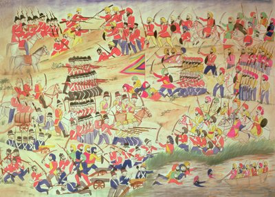 An Incident During the Sikh Wars by Indian School