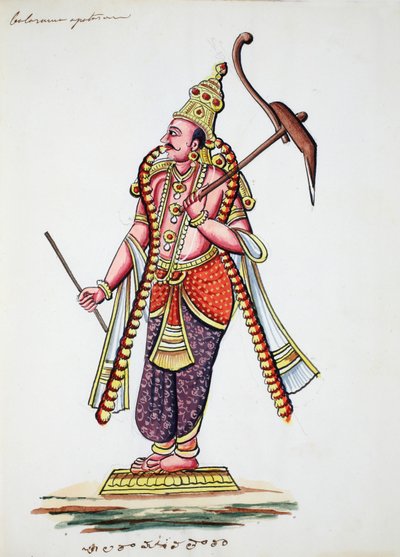 Balarama, 9th Avatar of Vishnu by Indian School