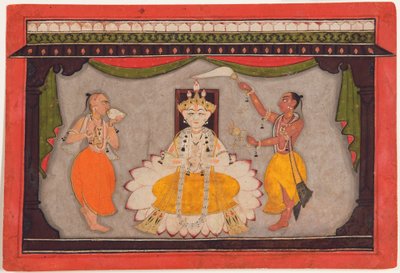 Buddha avatar of Vishnu, c.1700 by Indian School