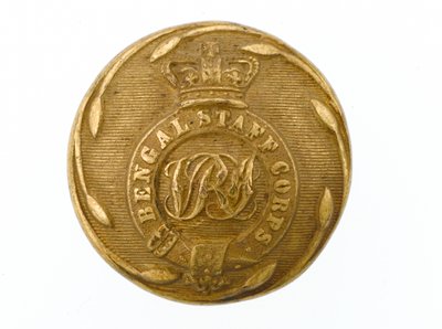 Button, Bengal Staff Corps, 1861-1876 by Indian School