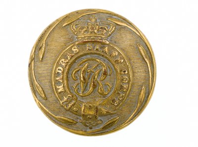 Button, Madras Staff Corps, 1861-1876 by Indian School