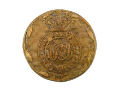 Button, Madras Staff Corps, 1876-1891 by Indian School