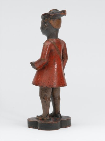 Carved Wooden Company School Figure of a Sepoy of the Madras Army, Circa 1785 by Indian School
