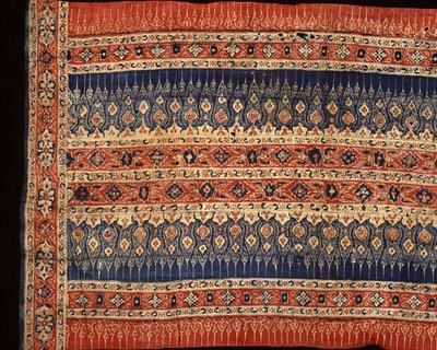 Ceremonial skirt-length from the Coromandel Coast for the Thai trade by Indian School