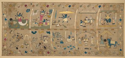 Das Avatars (Ten Avatars of Vishnu) by Indian School