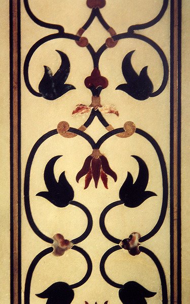 Inlay Work on an Exterior Wall, c.1631-54 (detail) by Indian School