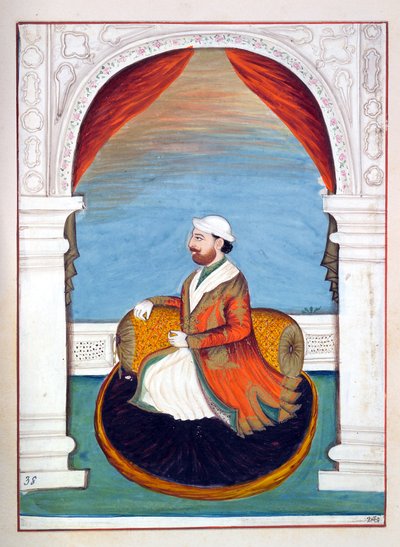Dewan Kidr Nath, from The Kingdom of the Punjab, its Rulers and Chiefs, volume II by Indian School
