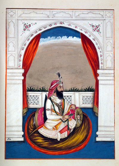 Dewan Mubraj (Multanwala), from The Kingdom of the Punjab, its Rulers and Chiefs, volume II by Indian School