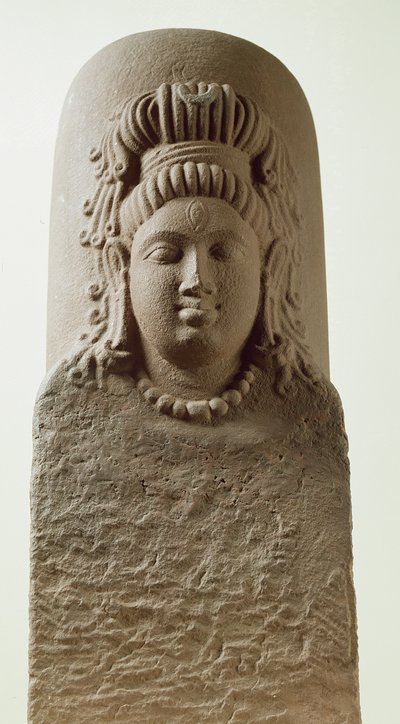 Figure of Ekamukha Siva-Linga by Indian School
