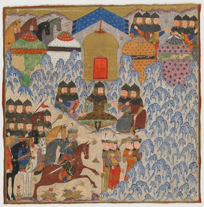 Rustam Encamped by Indian School