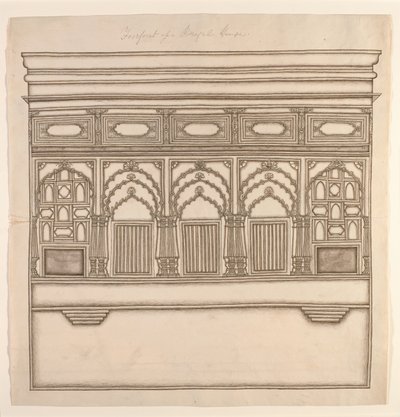 Forefront of a Bengal House by Indian School