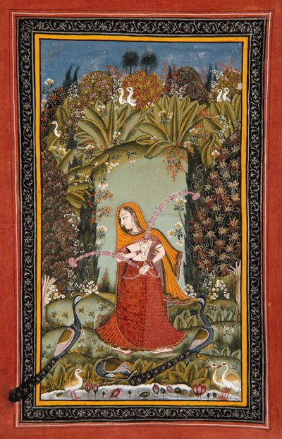 Gauri Ragini of Malkos by Indian School