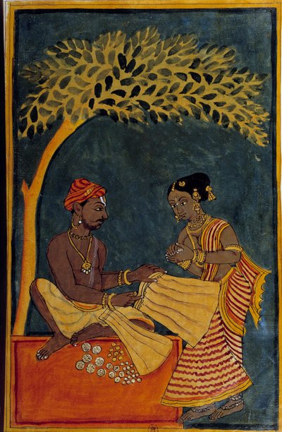 A fabric merchant by Indian School